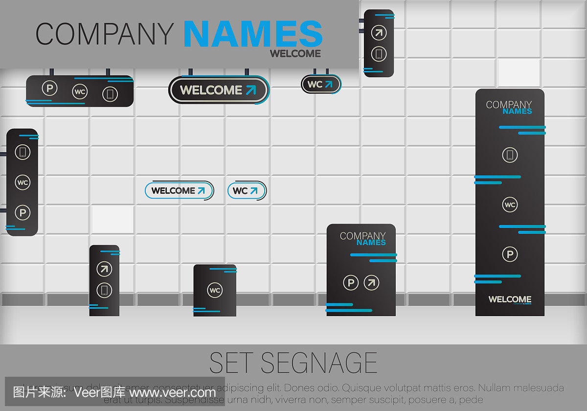 設置標志,標志。